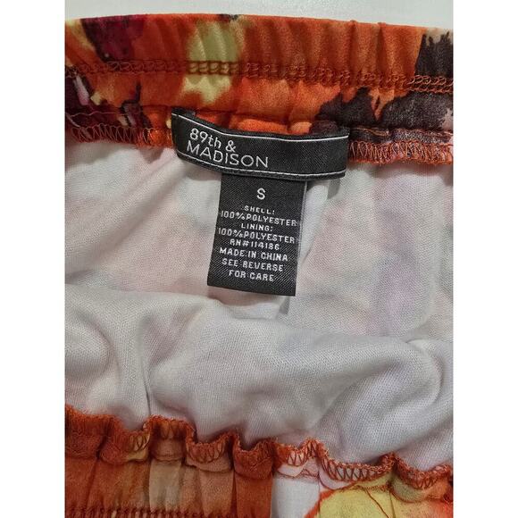 89th & Madison Women’s Multicolor Floral Pleated Midi Skirt – Small Gently Used - Picture 6 of 8